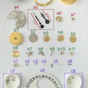 Jaeger LeCoultre Cal 228 Clock Movement For Parts Balance Fork Key Knob Barrel