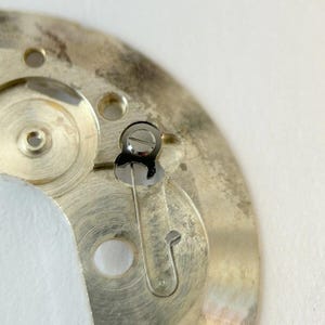 Glycine Bienne Cal 006 900 18 Jewels Parts Movement Balance Fork Wheel Watch image 15