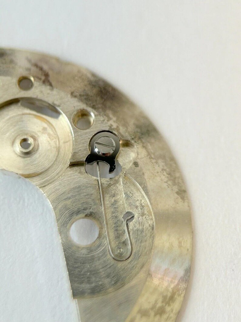 Glycine Bienne Cal 006 900 18 Jewels Parts Movement Balance Fork Wheel Watch image 15