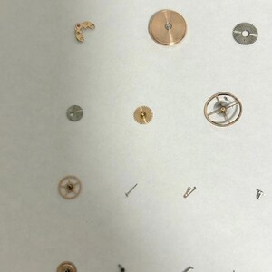 Omega Cal 562 Watch Movement Parts Balance Fork Wheel Spring Bridge 4 image 5