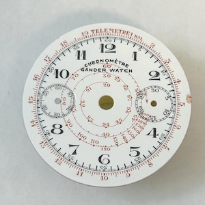 Landeron Monopusher Chronograph Watch Movement Parts Cal 2 3 15 Dial Hands Sub image 11