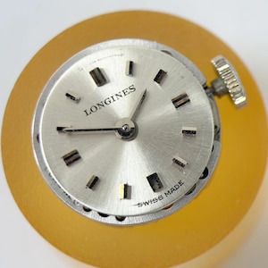 Movimiento de reloj Longines Cal 320 para piezas Puente de resorte de horquilla de equilibrio imagen 4