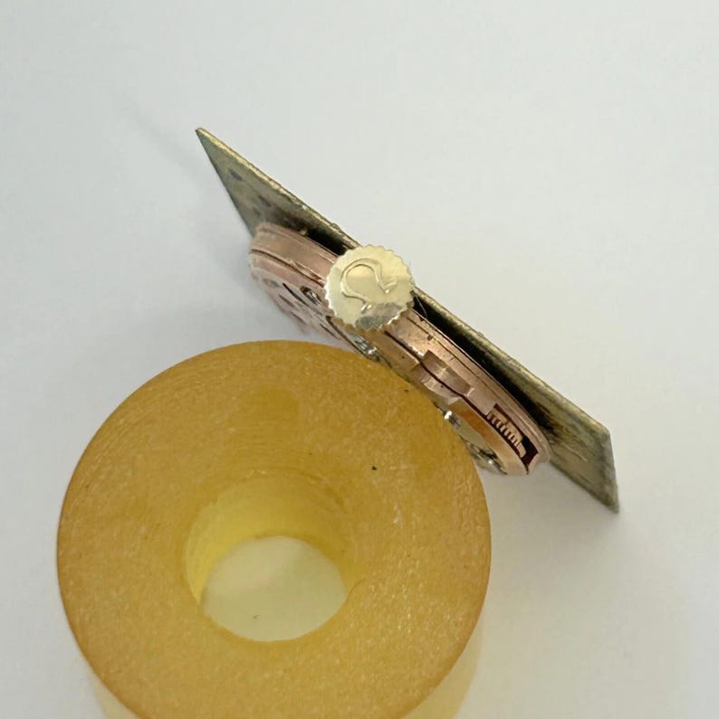 Omega Cal 625 Watch Movement Parts Balance Fork Spring Bridge Barrel Wheels image 2