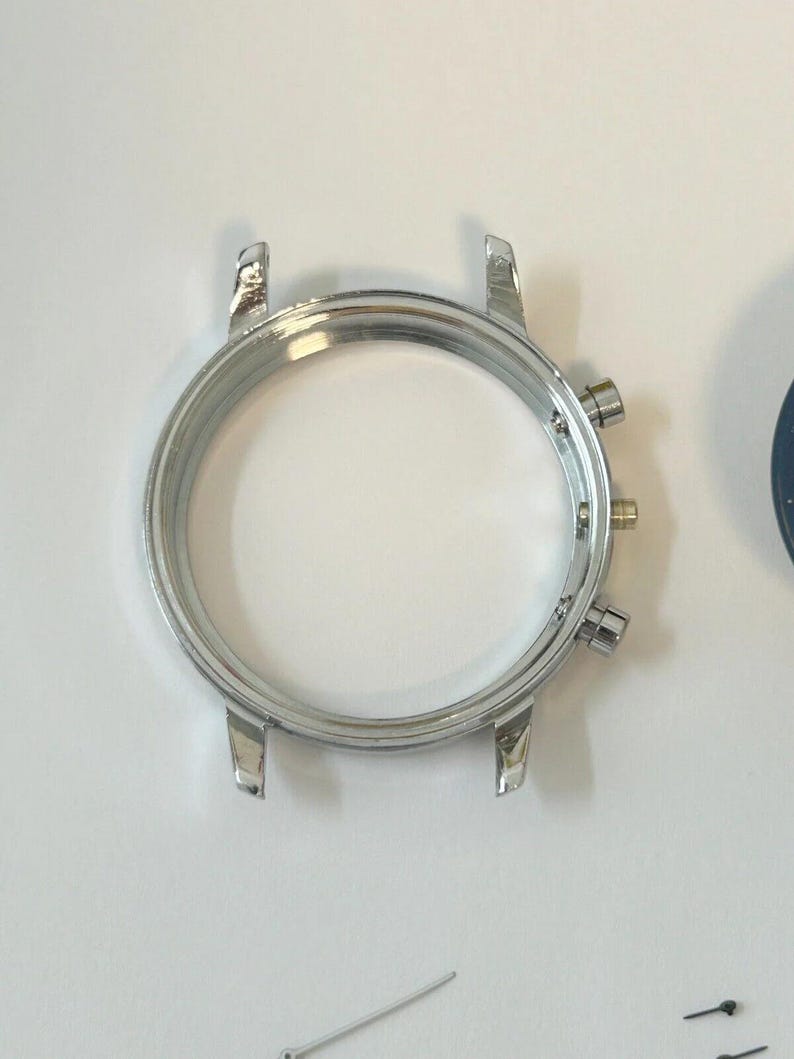 Vulcain 37mm chronograph Valjoux Cal 7733 Watch Movement Parts Dial 7734 7736 image 7