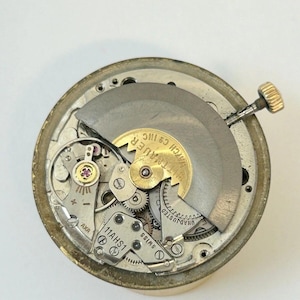 Piezas de reloj Wittnauer Cal 11AHS1 Movimiento Volante Resorte Esfera Manecilla Caja Horquilla imagen 1