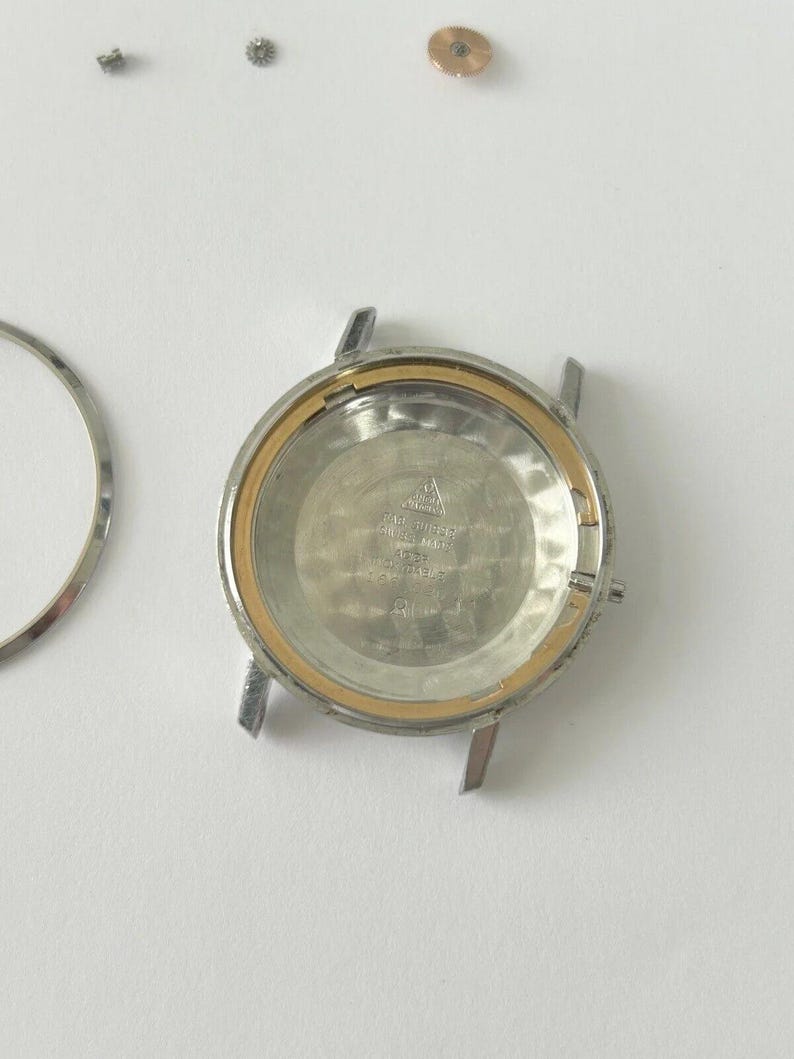 Omega Cal 562 Watch Movement Parts Balance Fork Wheel Spring Bridge 166.020 5 image 8