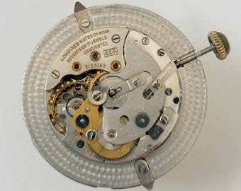 Longines Caliber 22A Automatyczny zegarek Części Mechanizm Balans Widelec Sprężyna Mostek