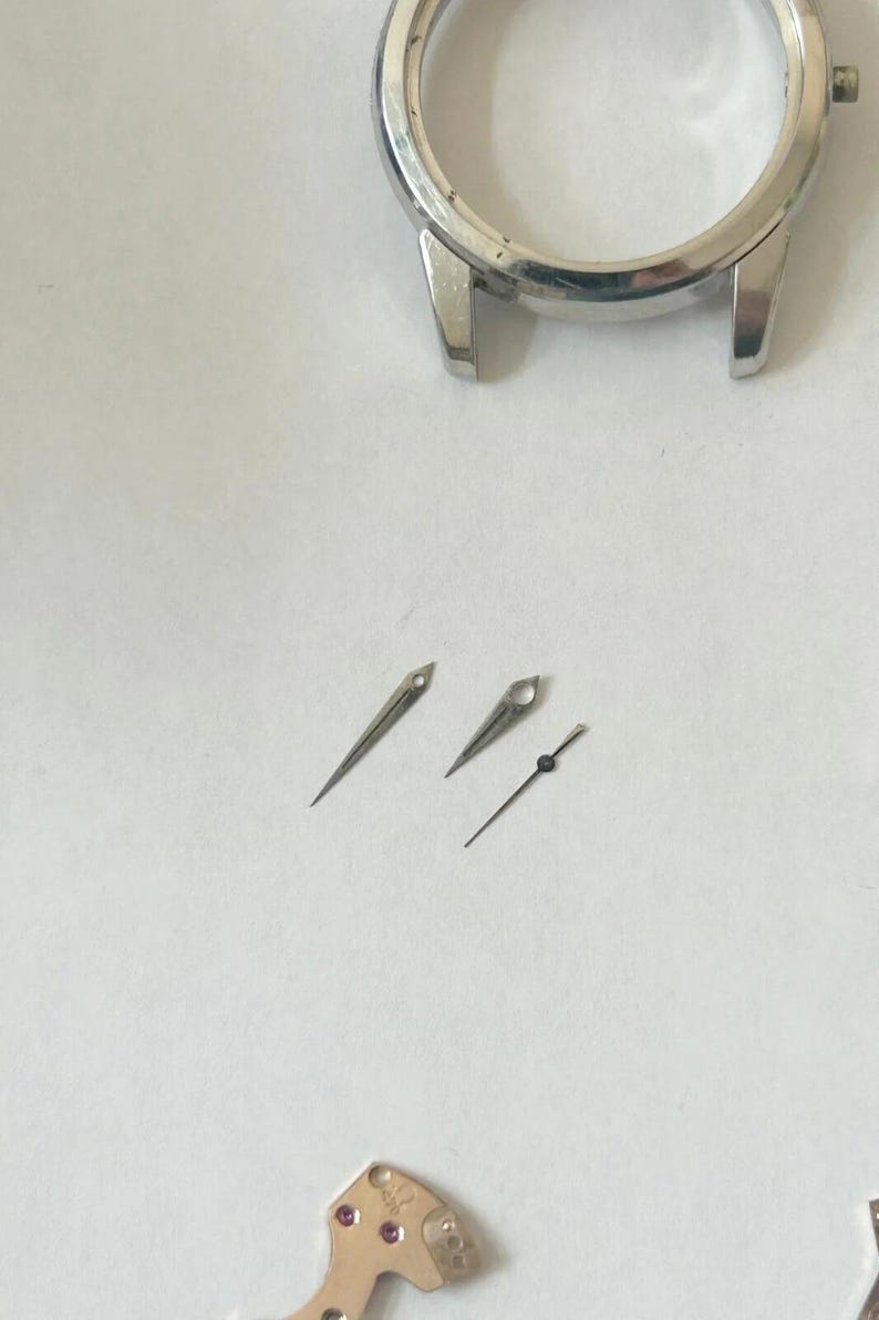 Omega Cal 470 Watch Parts Movement Balance Fork Wheels Springs Bridge Dial 2828 image 9