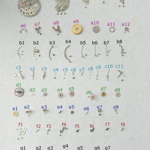 Części mechanizmu zegarka Lemania Cal CH27 C12 1270 1275 1280 OMEGA 320 321