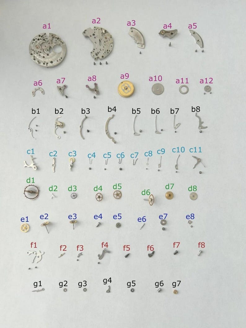Lemania Cal CH27 C12 Watch Movement Parts 1270 1275 1280 OMEGA 320 321 - Used Watch Parts