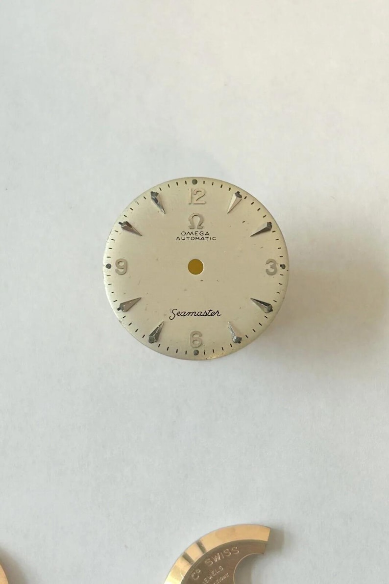 Omega Cal 470 Watch Parts Movement Balance Fork Wheels Springs Bridge Dial 2828 image 6