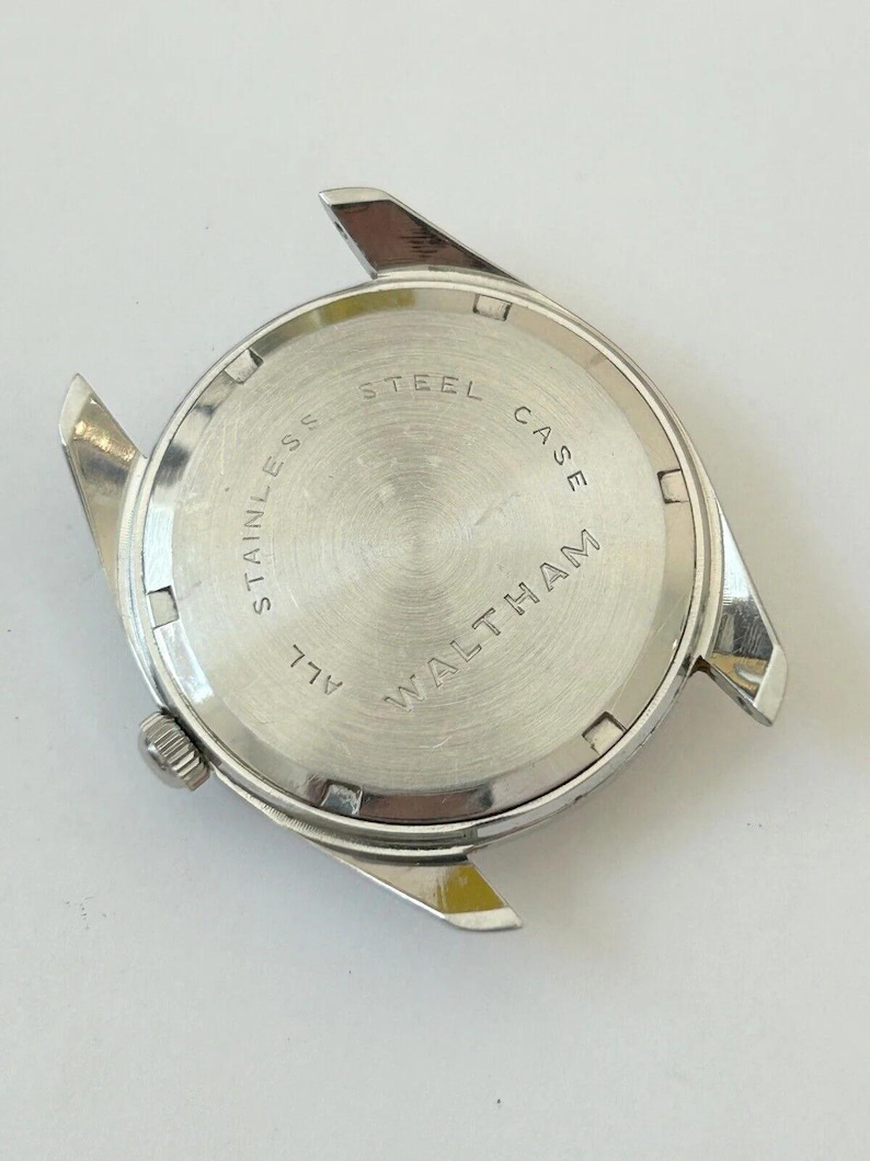 Waltham Cal AS 1802 / 03 Watch Parts Movement Balance Spring Dial Hand Case image 4