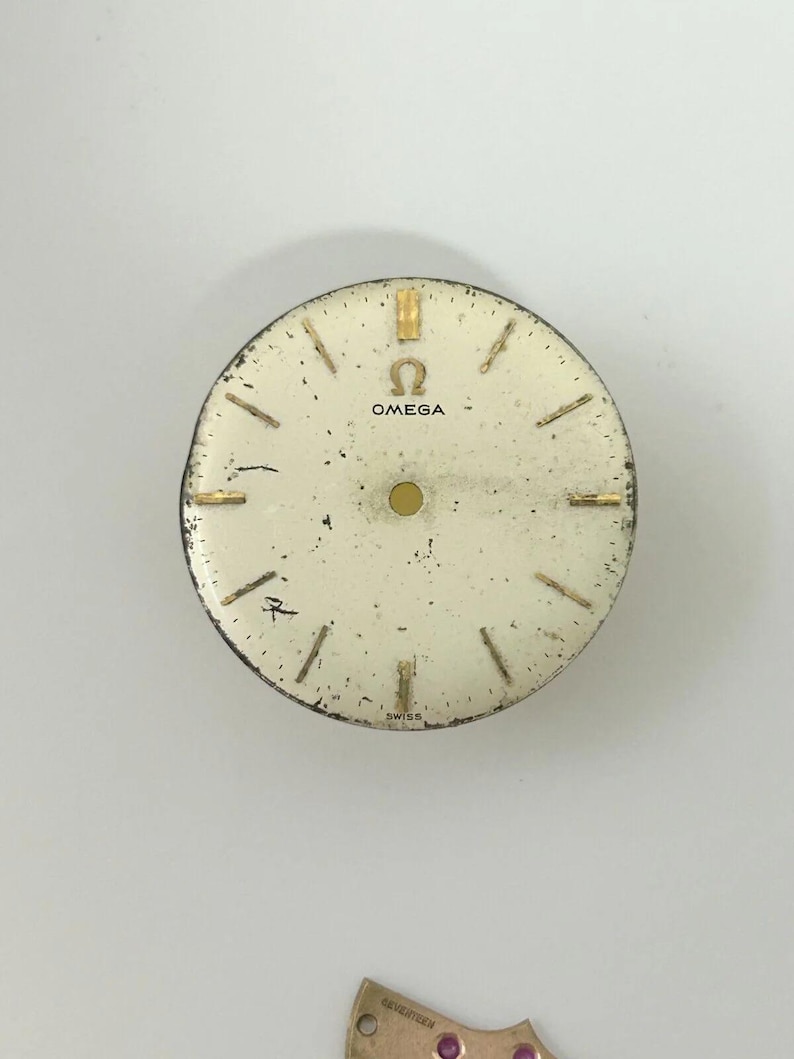 Omega Cal 420 Watch Parts Movement Balance Fork Wheel Spring Dial Bridge 2 image 6