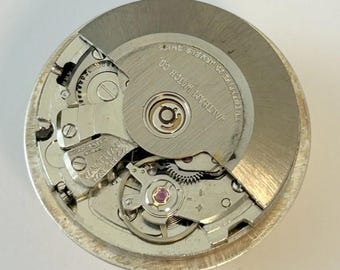 Waltham 25 Jewels Automatic Watch Parts Movement Balance Fork Spring Bridge