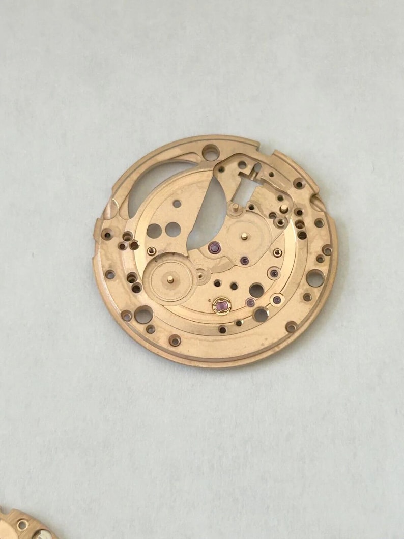 Omega Cal 563 Watch Parts Movement Calendar Disk Fork Wheels Springs Bridge 2 image 19
