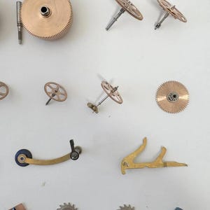 Imhof Striking Cal 76 9475 Clock Movement For Parts Balance Fork Key Knob Barrel image 11