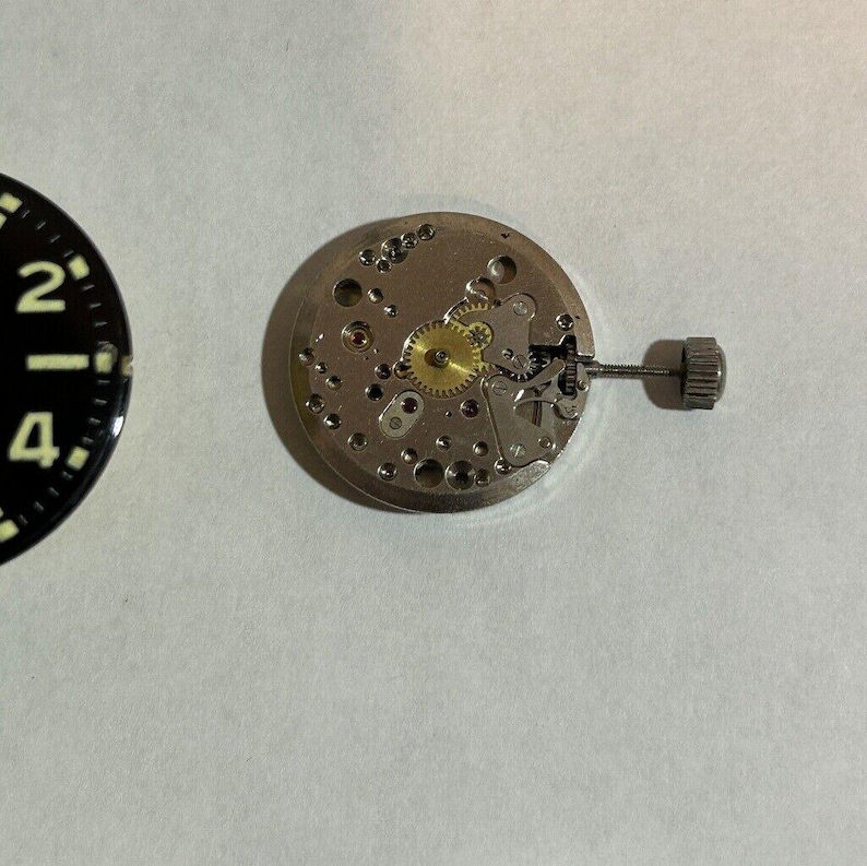 Vantage Diver 38mm watch parts case back movement bezel crystal hands crown image 4