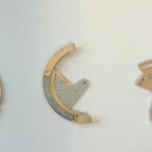 Omega Cal 354 Horlogeonderdelen Beweging Balans Vork Wielveer 350 351 352 353 355 afbeelding 11