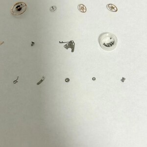 Omega Cal 562 Watch Movement Parts Balance Fork Wheel Spring Bridge 4 image 10