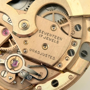 Omega Cal 550 Watch Movement Parts Dial Balance Spring Plate Fork Wheel Rotor 4 image 5