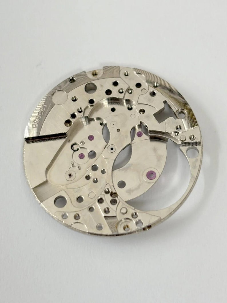 Zodiac Cal 70-72 Watch Movement Part Balance Fork Wheel Spring Bridge Disk Sea image 7