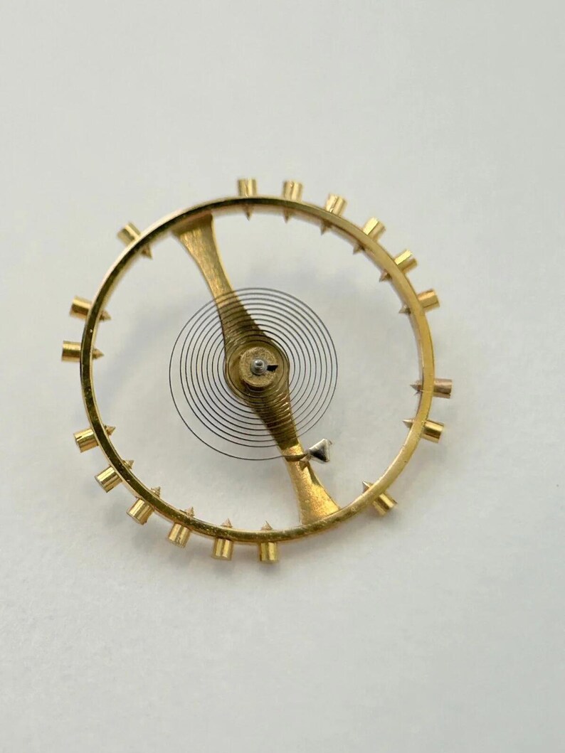 Omega Cal 420 Watch Parts Movement Balance Fork Wheel Spring Dial Bridge 2 image 14