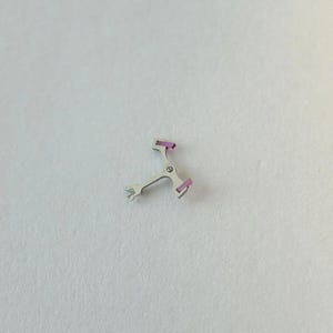 Omega 752 Watch Movement Parts Balance Fork Wheel Spring Bridge Calander Desk image 19