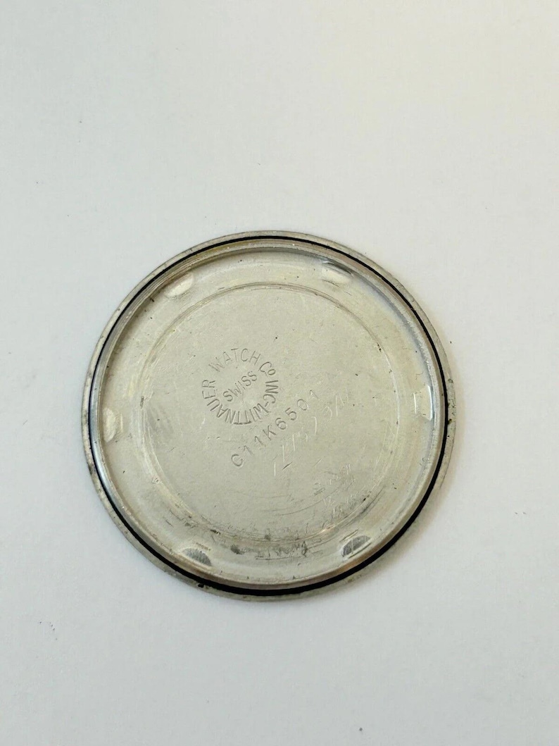 Wittnauer Cal C11K Watch Parts Movement Balance Spring Dial Hand Case Fork image 5