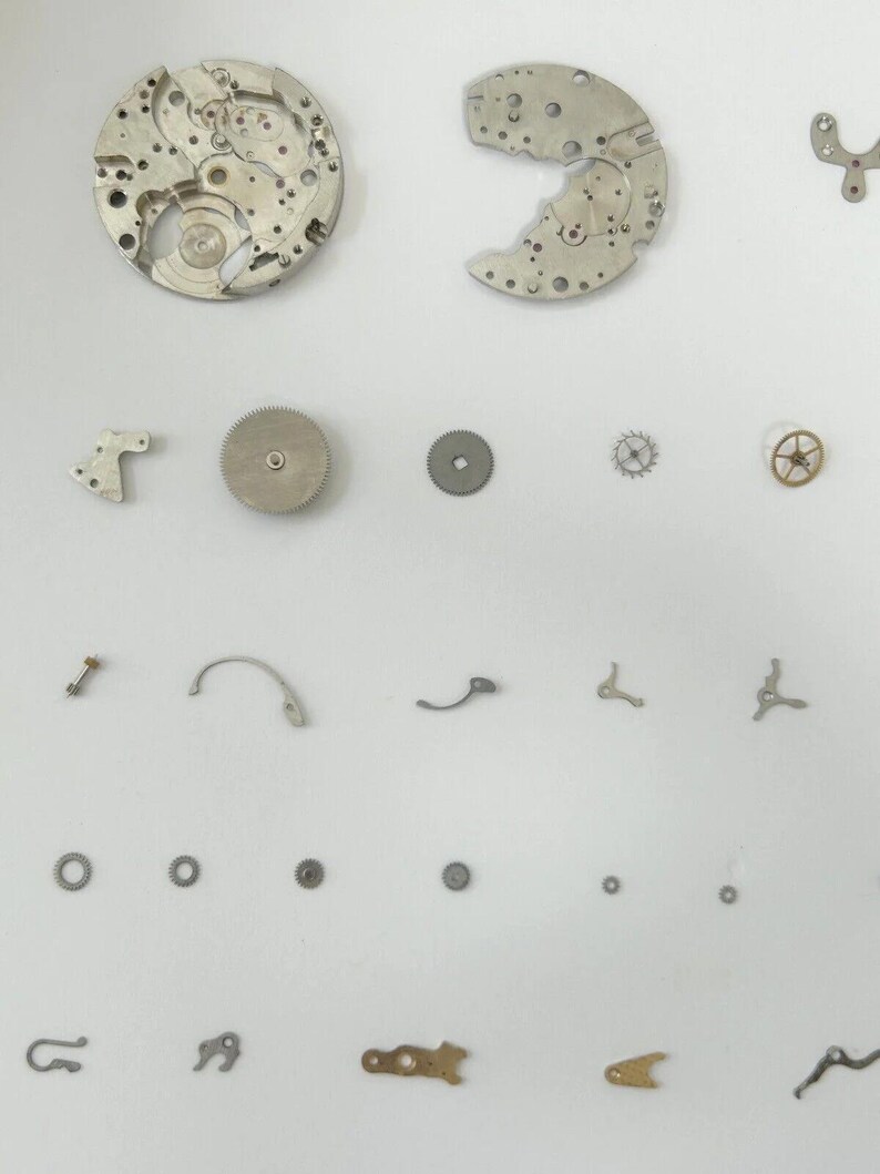 Venus Cal 170 Movement Part Balance Wheel Spring Barrel Bridge Wakmann Breitling image 2