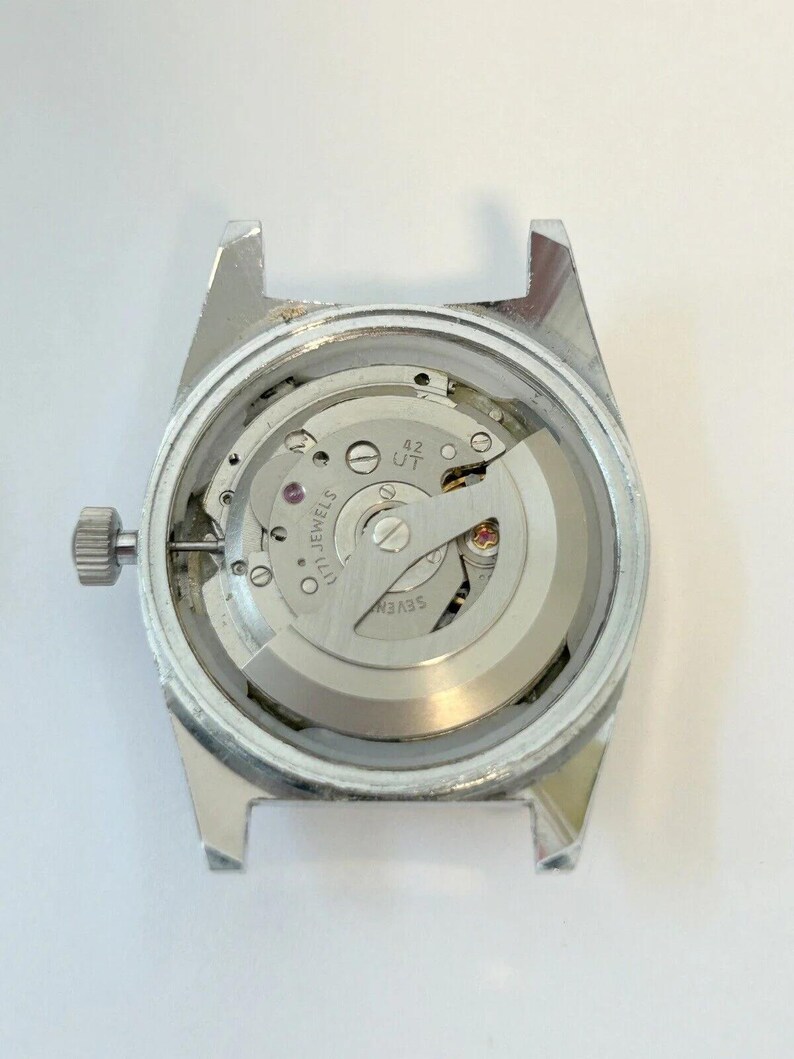 Benrus Cal UT-42 Watch Parts Movement Balance Fork Spring Bridge Dial Hand Bezel image 2