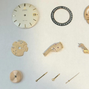 Omega Cal 565 Watch Movement Parts Balance Fork Wheel Spring Bridge Escapement 3 image 2