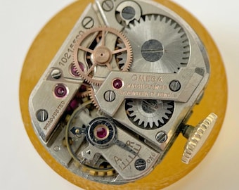 Omega Cal R13.5 SC Watch Movement Parts Balance Fork Spring Bridge Barrel Wheels