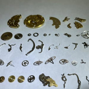 Valjoux Cal 730 部品 (72c 72 23) ムーブメント バランス フォーク ホイール スプリング ブリッジ 画像 4