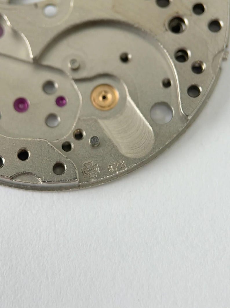 Lemania Cal 873 Watch Movement Parts Dial Case Back Hands Omega 861 Tissot 1873 image 15