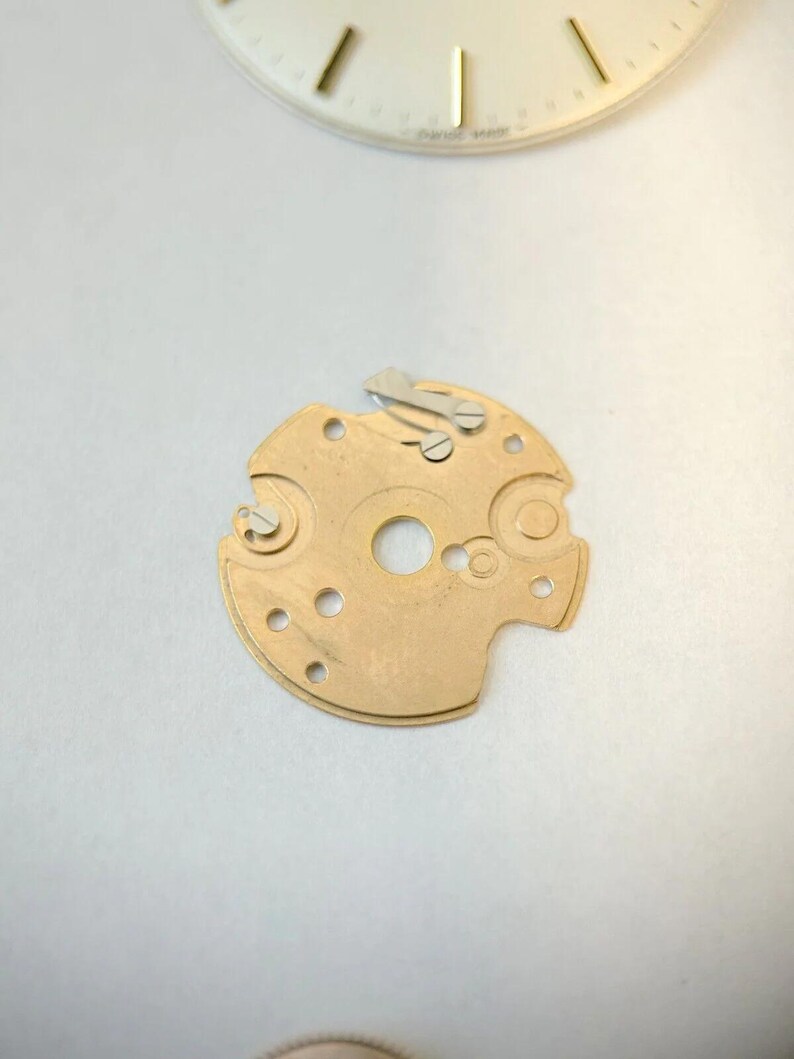 Omega Cal 565 Watch Movement Parts Balance Fork Wheel Spring Bridge Escapement 3 image 16