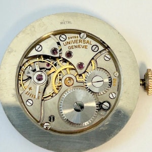 Piezas de reloj universales Geneve Cal 264 Movimiento Horquilla de equilibrio Puente de resorte Esfera imagen 1