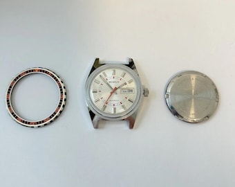 Piezas de reloj Benrus Cal UT-42 Movimiento Horquilla de equilibrio Puente de resorte Esfera Manecilla Bisel