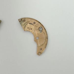 Omega Cal 420 Watch Parts Movement Balance Fork Wheel Spring Dial Bridge 2 image 11