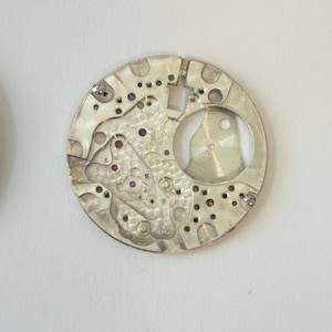Glycine Bienne Cal 006 900 18 Jewels Parts Movement Balance Fork Wheel Watch image 8