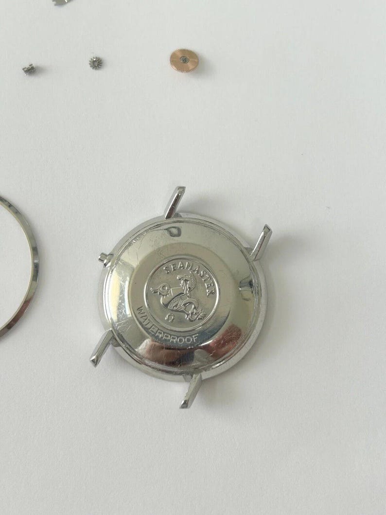 Omega Cal 562 Watch Movement Parts Balance Fork Wheel Spring Bridge 166.020 5 image 9