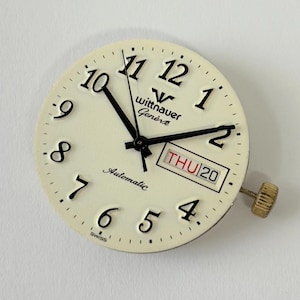 Wittnauer Caliber D11 AG Części zegarka Mechanizm Balans Widełki Sprężyna Mostek D11AG zdjęcie 1