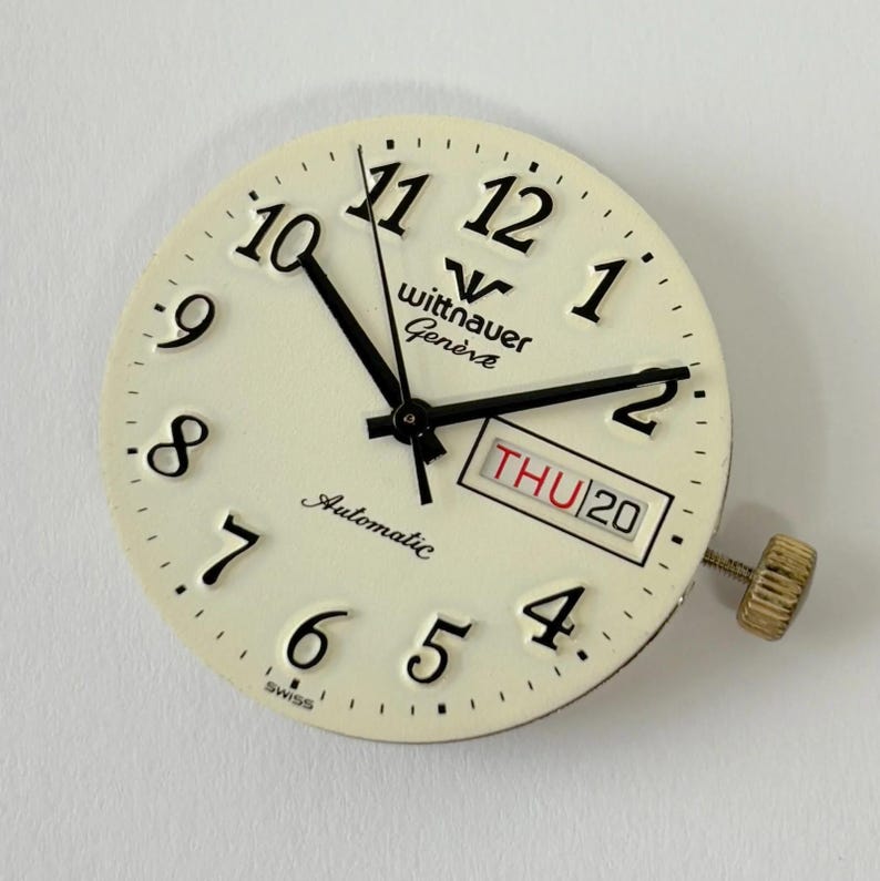 Wittnauer Caliber D11 AG Części zegarka Mechanizm Balans Widełki Sprężyna Mostek D11AG zdjęcie 1
