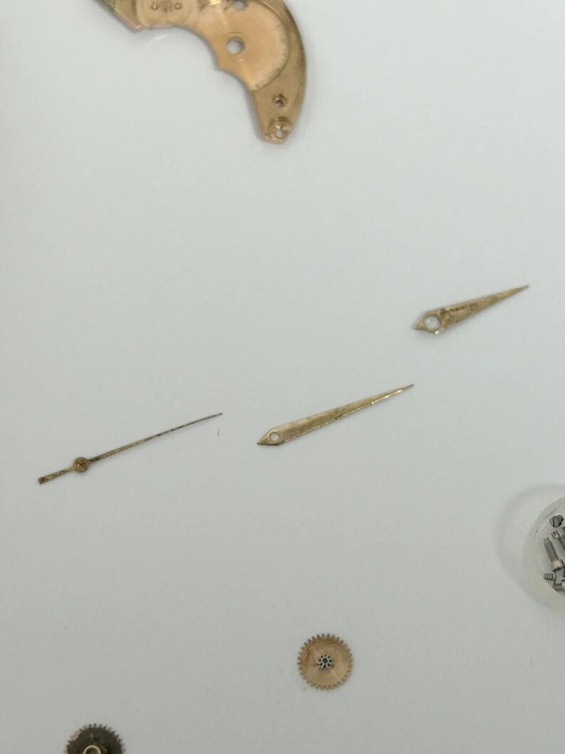 Omega Cal 420 Watch Parts Movement Balance Fork Wheel Spring Dial Bridge 2 image 13