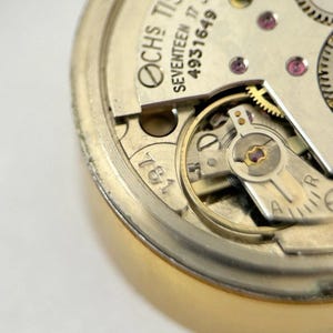 Tissot Cal 781 Watch Parts Movement Balance Fork Spring Bridge Dial 784 2481 image 4
