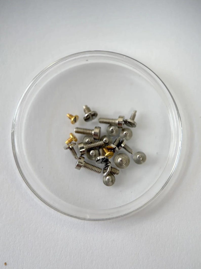 Jaeger LeCoultre Cal 245 Clock Movement Part Balance Fork Barrel Wheel Plates image 8