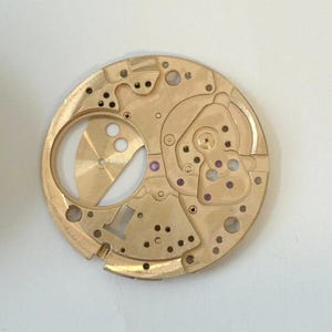 Omega 752 Watch Movement Parts Balance Fork Wheel Spring Bridge Calander Desk image 8