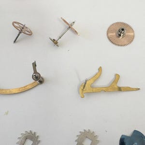 Imhof Striking Cal 76 9475 Clock Movement For Parts Balance Fork Key Knob Barrel image 17