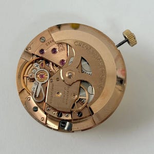 Omega Cal 550 Watch Movement Parts Dial Balance Spring Plate Fork Wheel Rotor 8 image 4