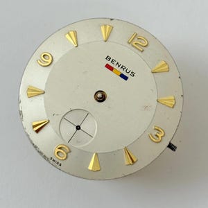 Benrus Caliber DN21 Watch Parts Movement Balance Fork Spring Bridge image 2