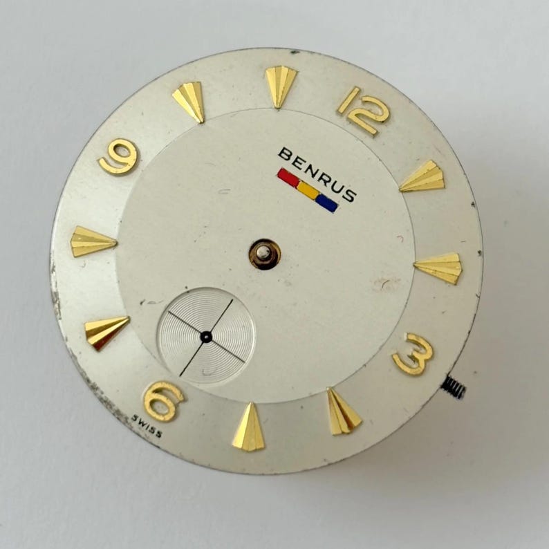 Benrus Caliber DN21 Watch Parts Movement Balance Fork Spring Bridge image 2